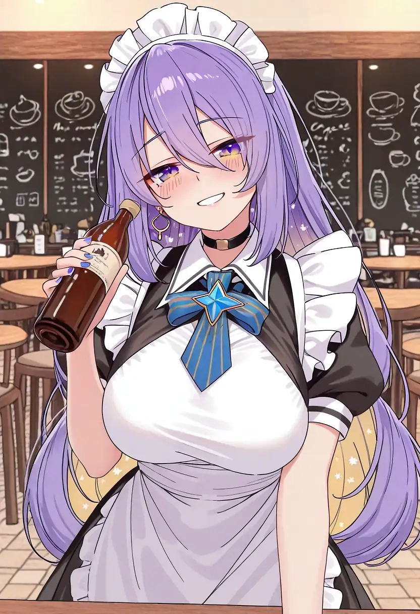 AI art "Moona (Maid)"