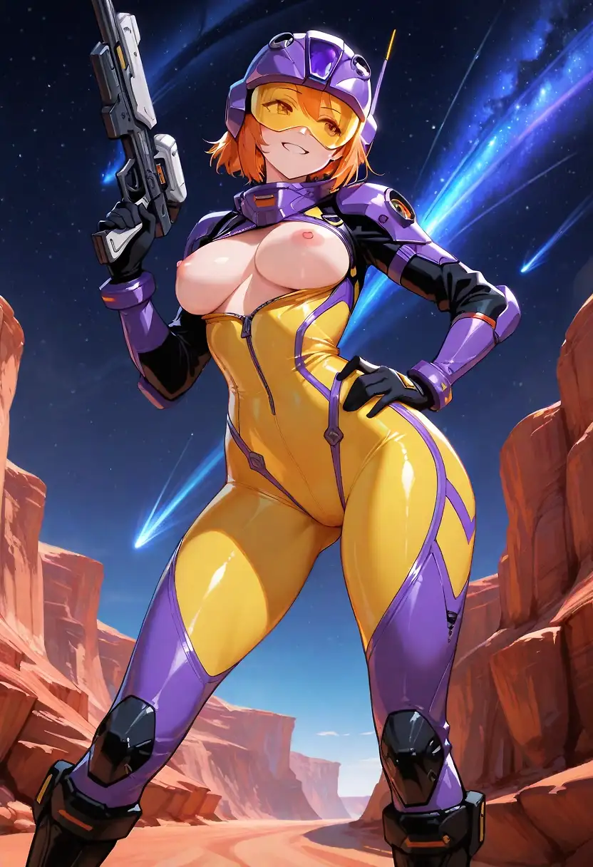 AI art "Firing More Than Lasers"