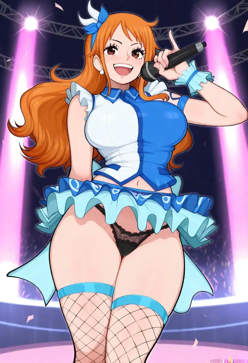 AI art 'Nami idol'