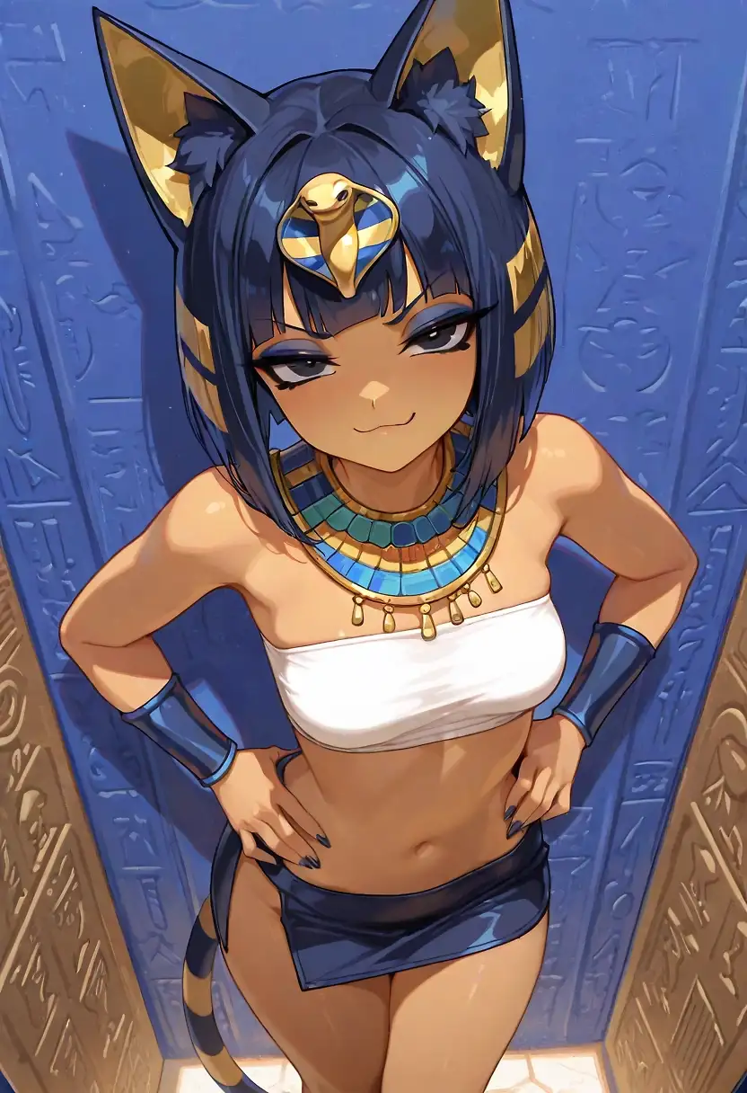 AI art "Ankha wants to set the record straight!"