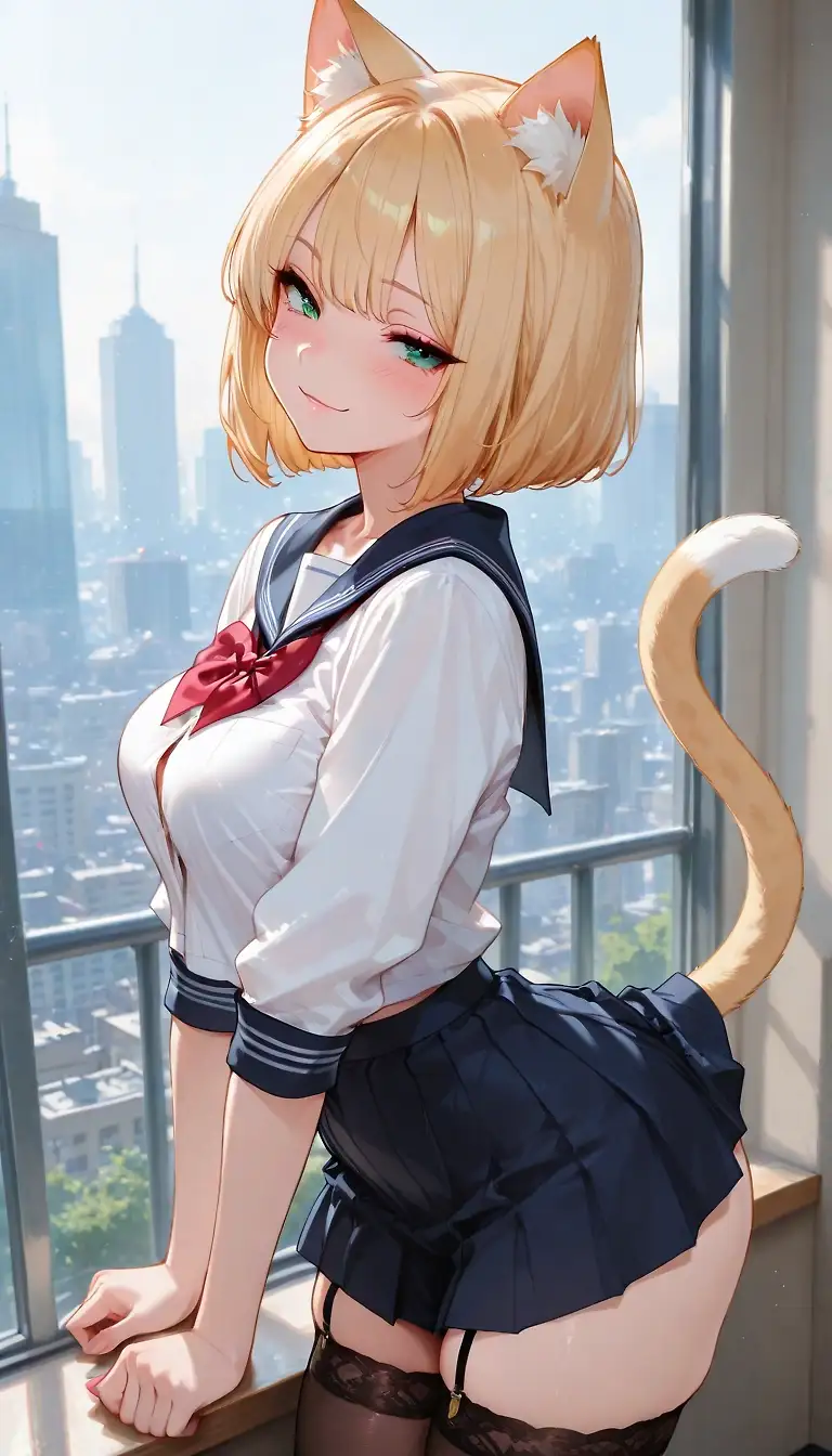 AI art 'Cat Girl'
