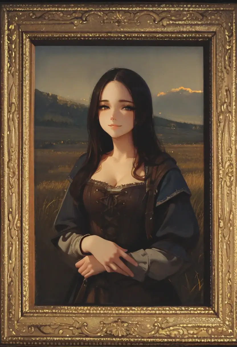 AI art "Creating Mona Lisa"