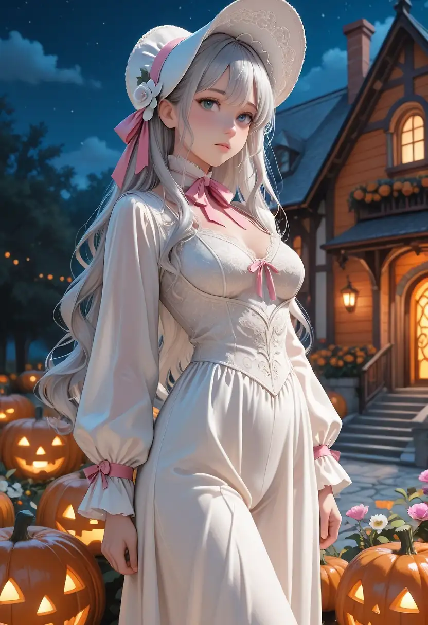 AI art "Pumpkin House"