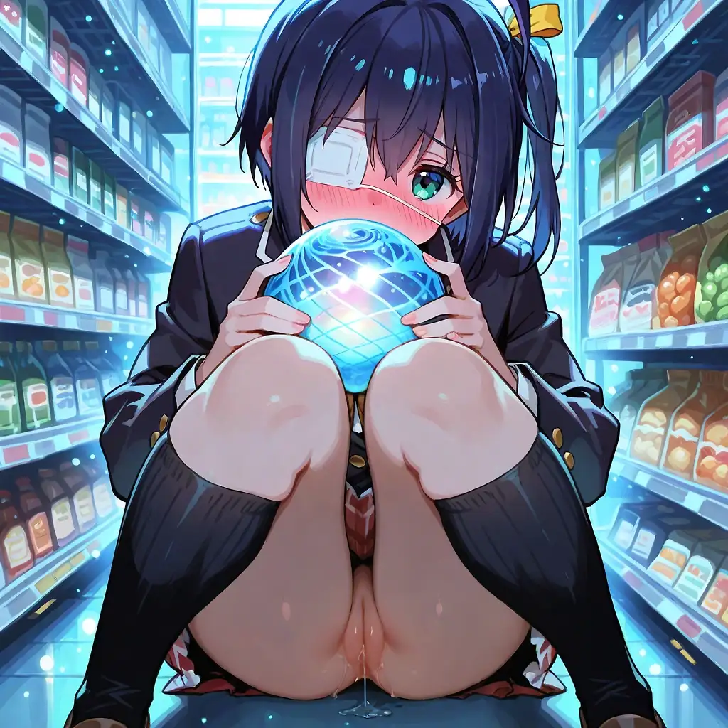AI art 'Takanashi Rikka,'