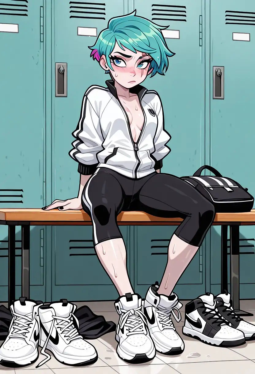 AI art "Pale passion - locker room tom-foot-ery"