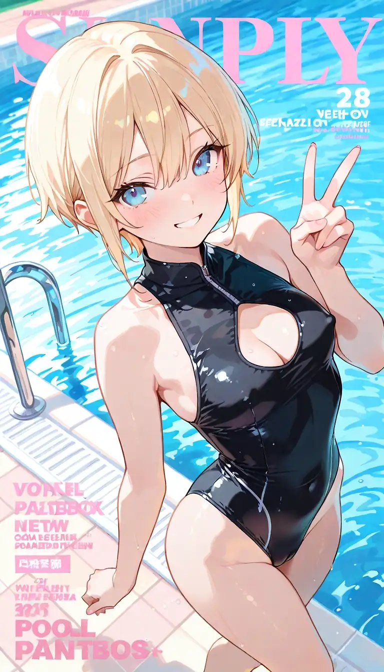 AI art 'Swimsuit mag'