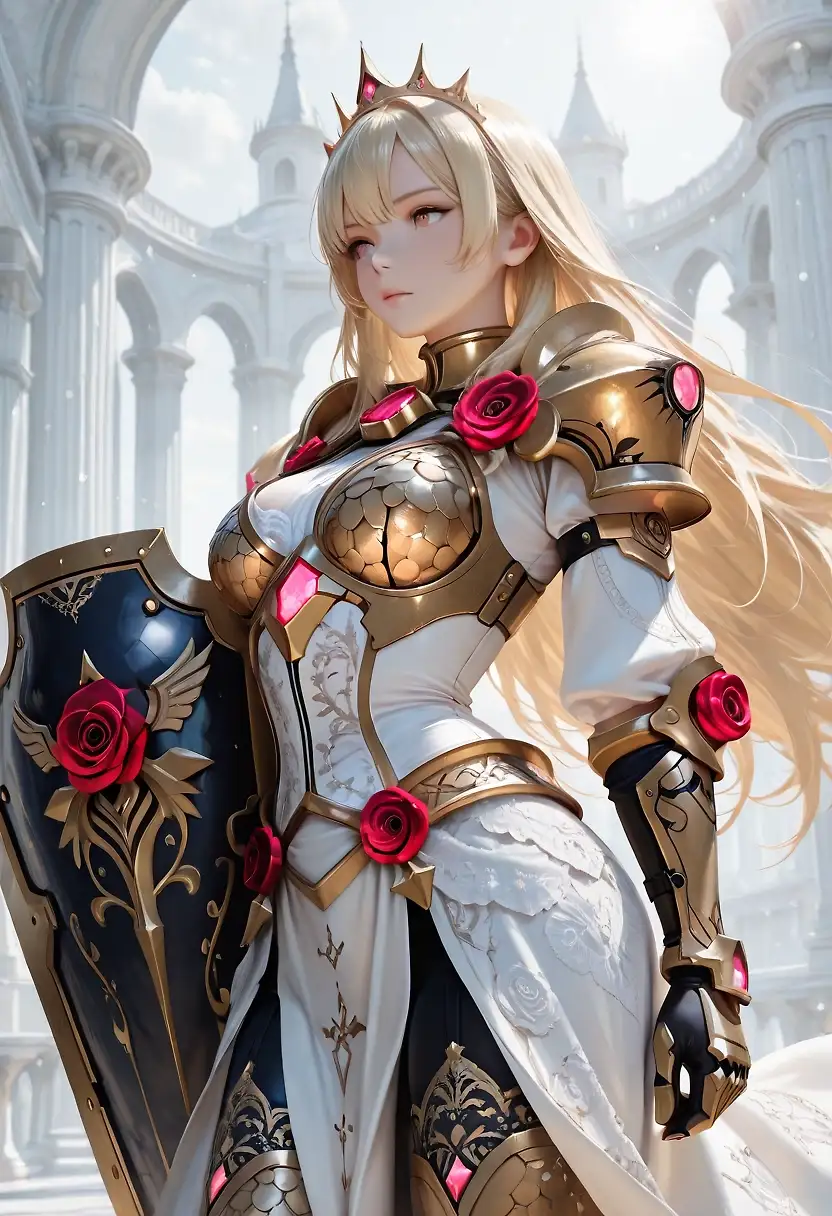 AI art "Order of the Rose Gold Knights"