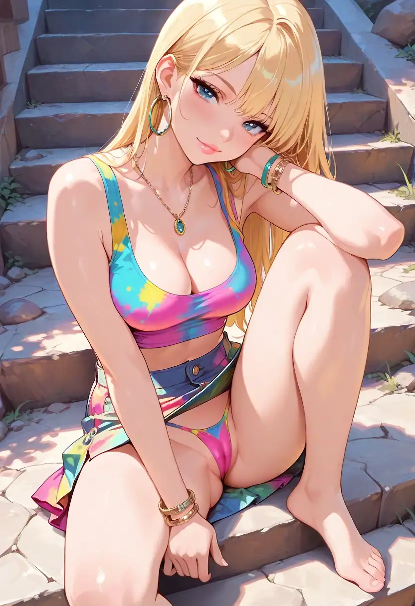 AI art "Rainbow vs Classic"