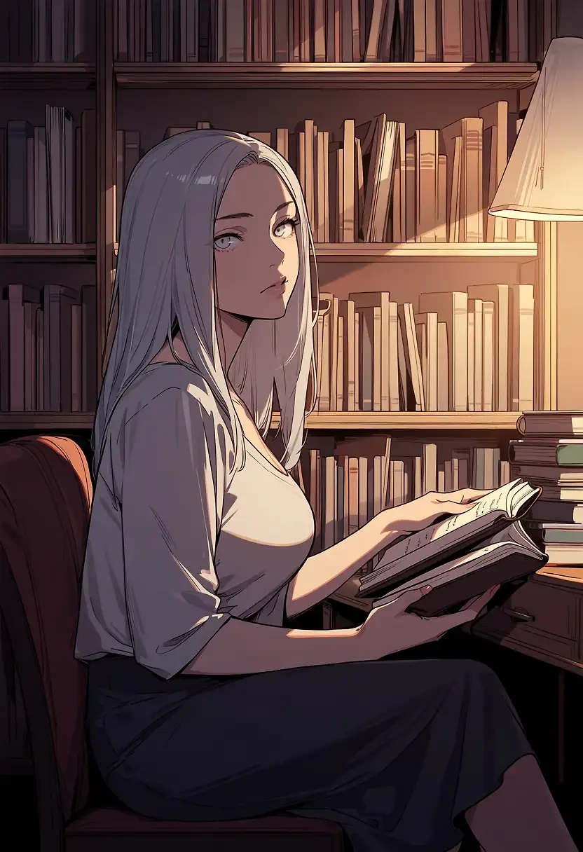 AI art "Girls chatting and planning"