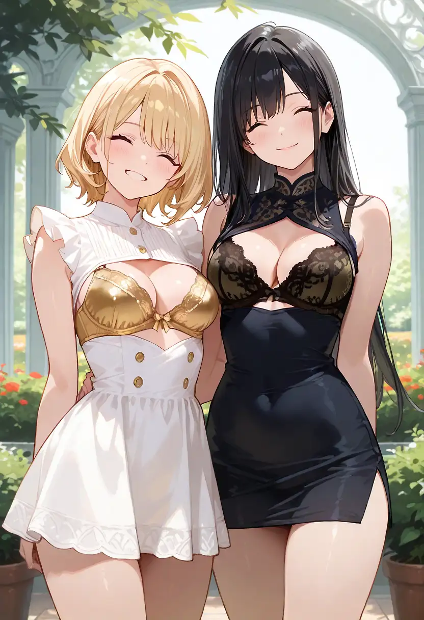 AI art "Your girlfriend has a girlfriend?!"