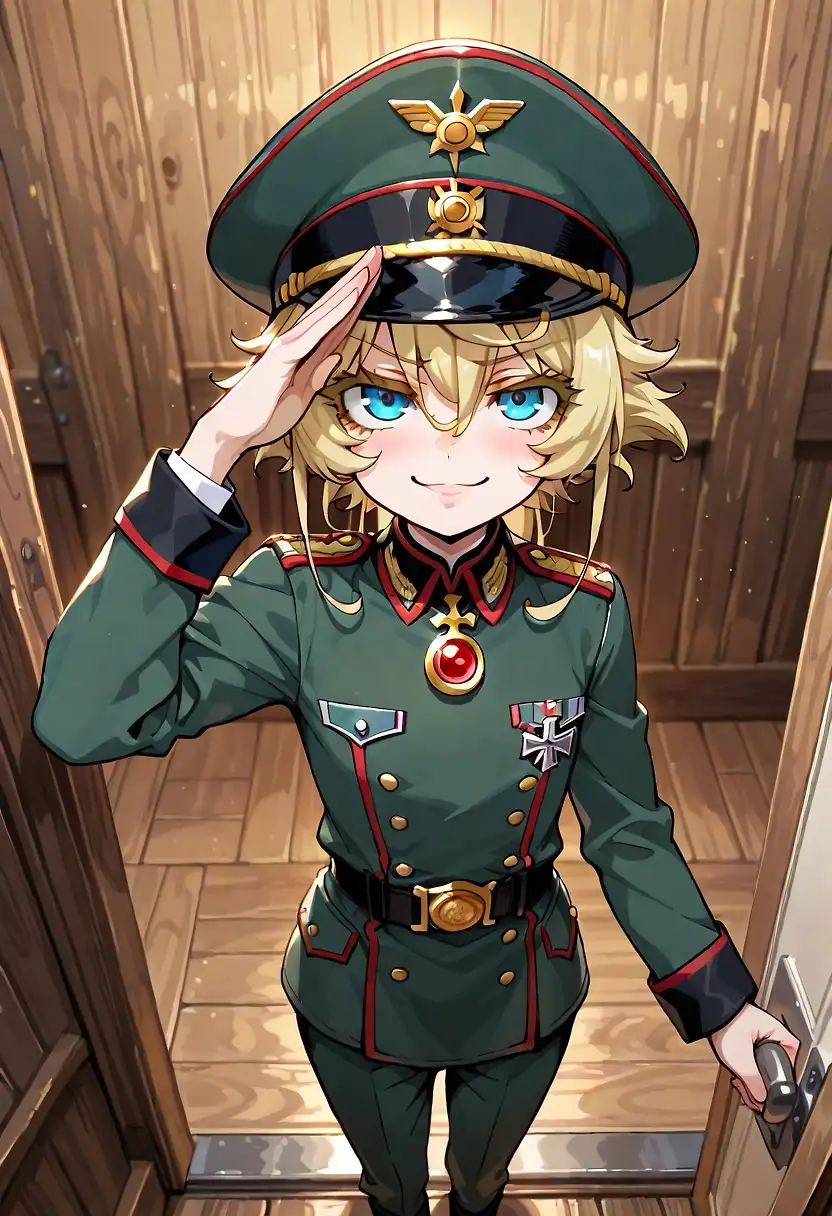 AI art 'Mission Briefing with Tanya'