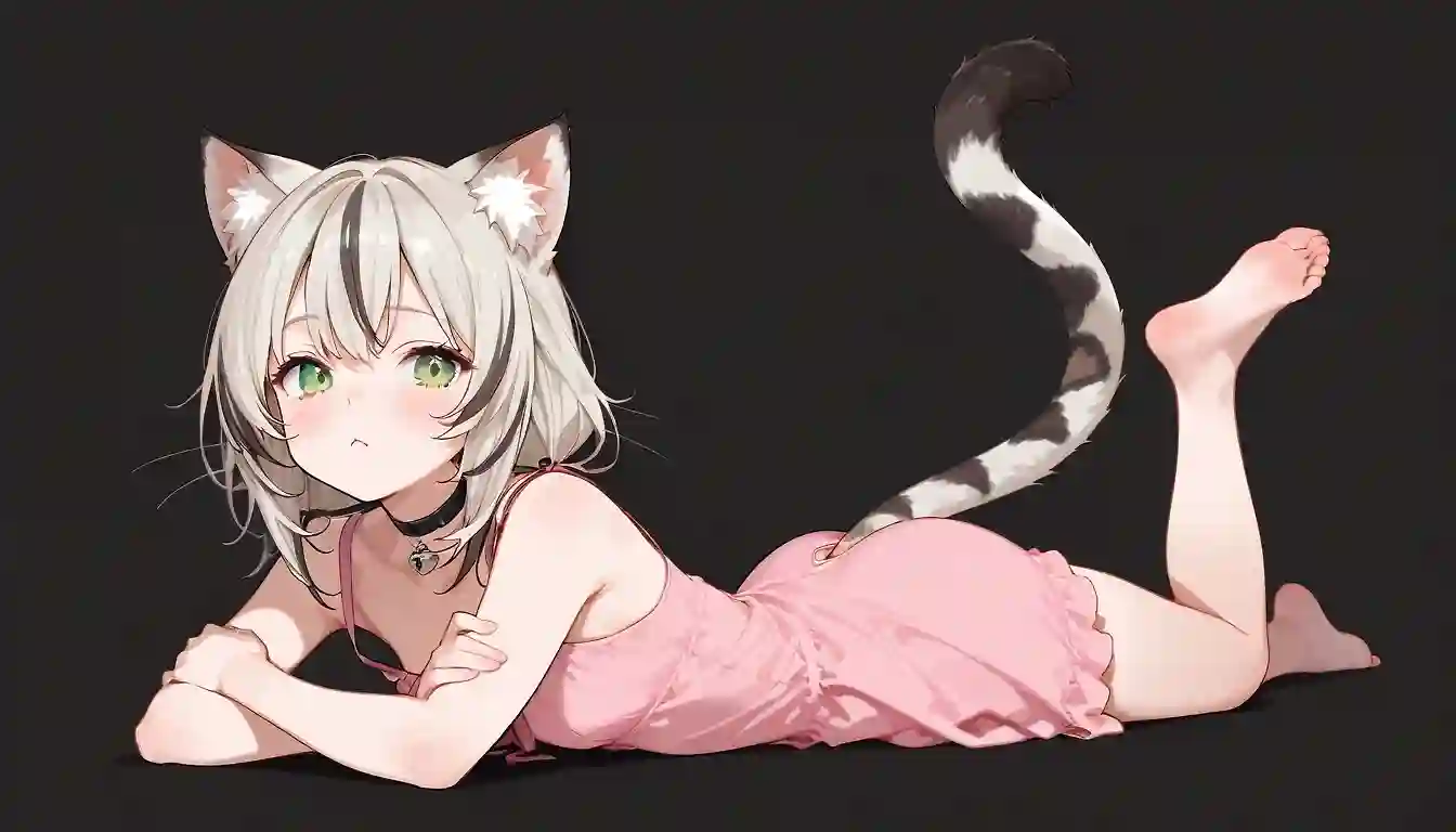 AI art '😻Just a kitten' with user description '... because I haven't drawn a cat in a long time 🐱'