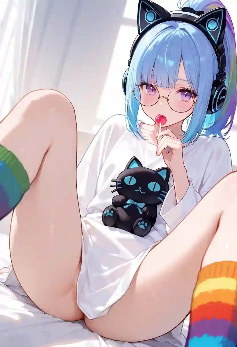 AI art "Rainbow socks"