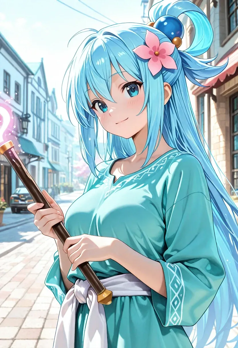 AI art "Beautiful Aqua"