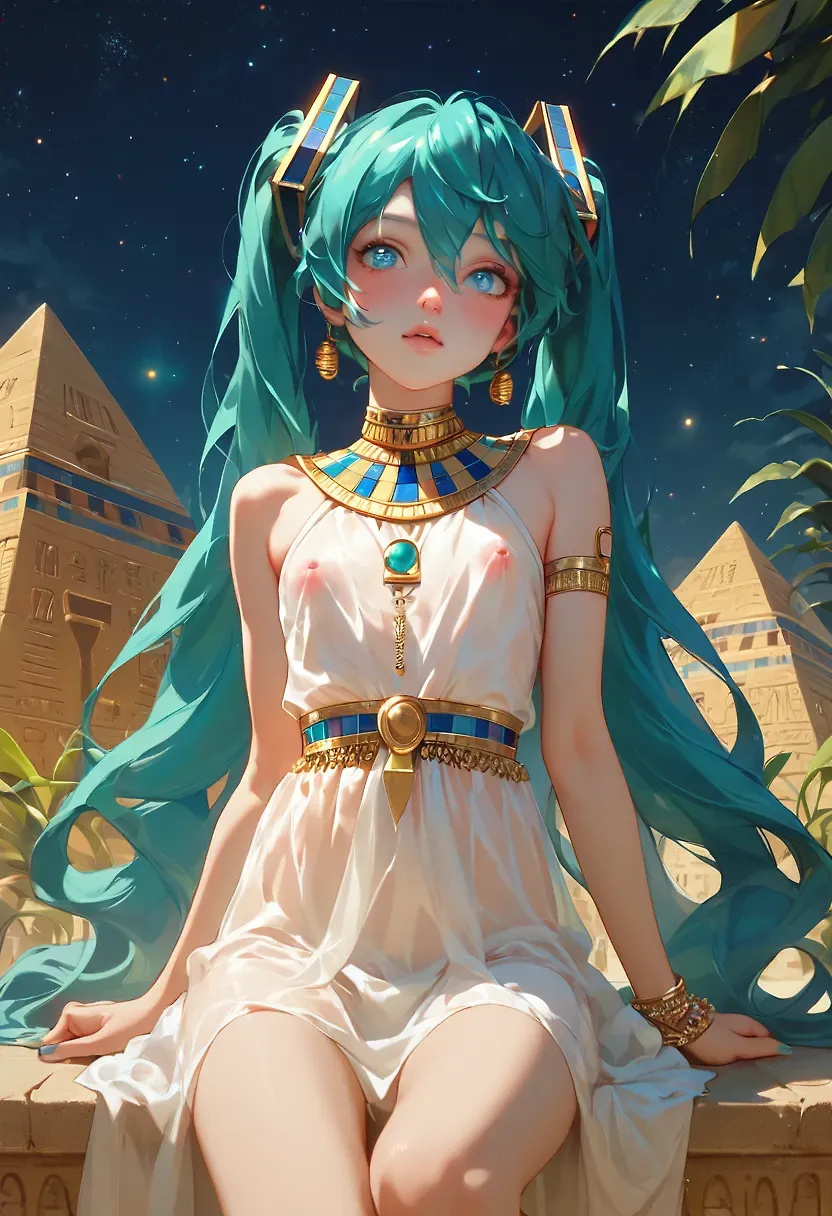 Hatsune Miku Egyptian Goddess
