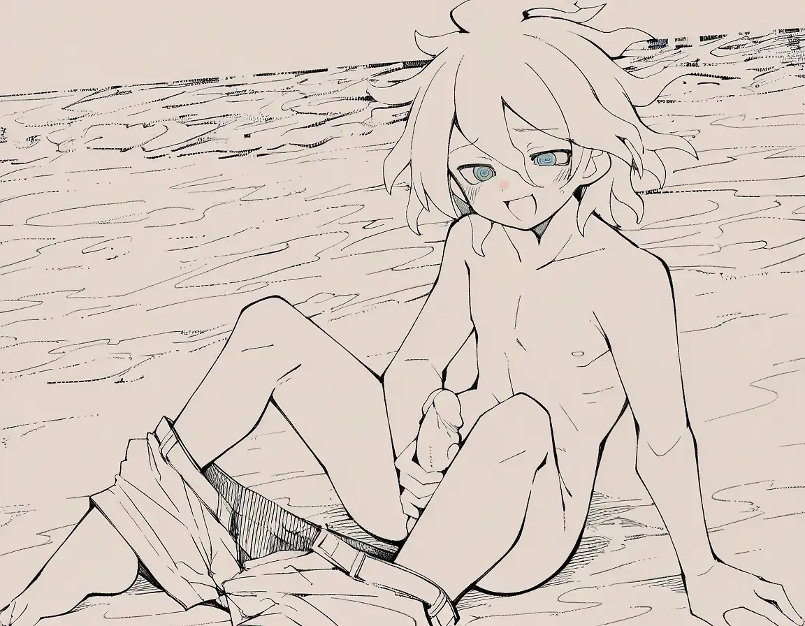 AI art 'Nagito Says Goodbye to Despair <3' with user description 'various models, similar prompts'