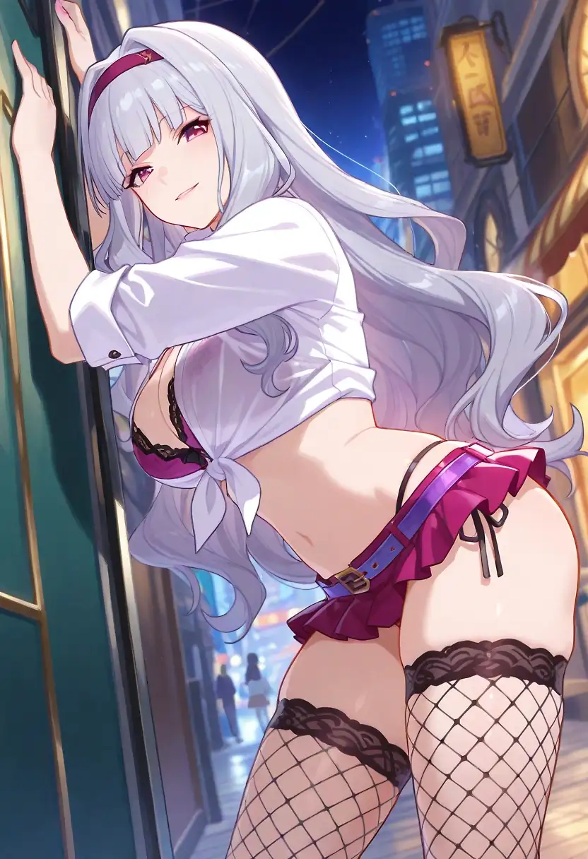 AI art 'Takane fishnets'