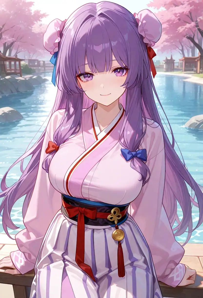 AI art 'Patchouli in Korean clothes'