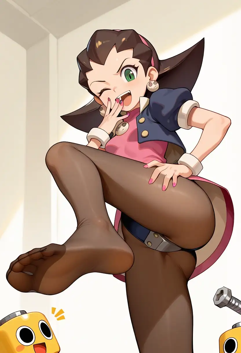 AI art 'Tron Bonne Feet <3' with user description 'various models, similar prompts'