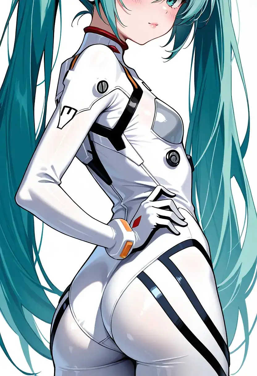 AI art 'Hatsune Miku Plugsuit'