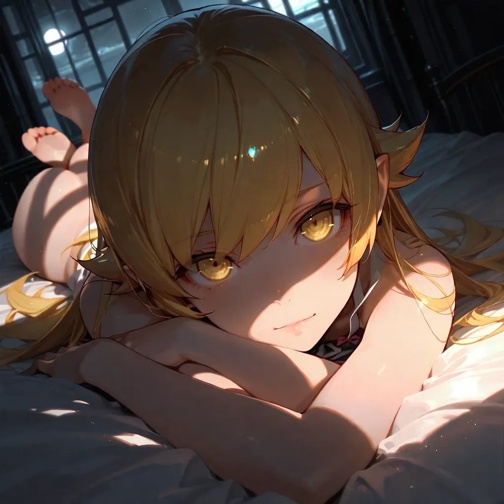 AI art "Shinobu Dark Room"