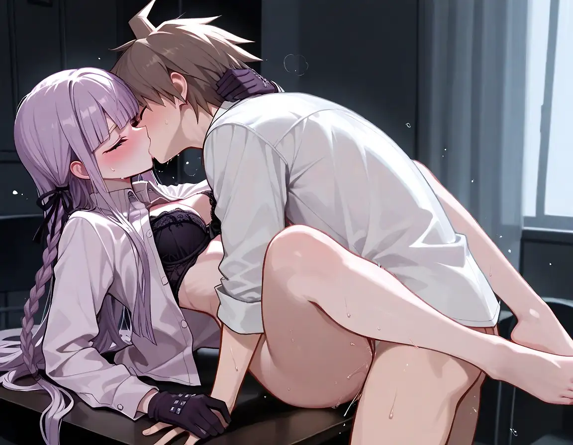 AI art "Depois da aula com a Kyoko"
