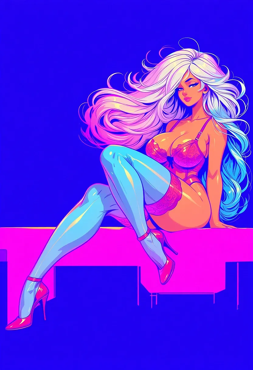 AI art "Pop Art Girls"