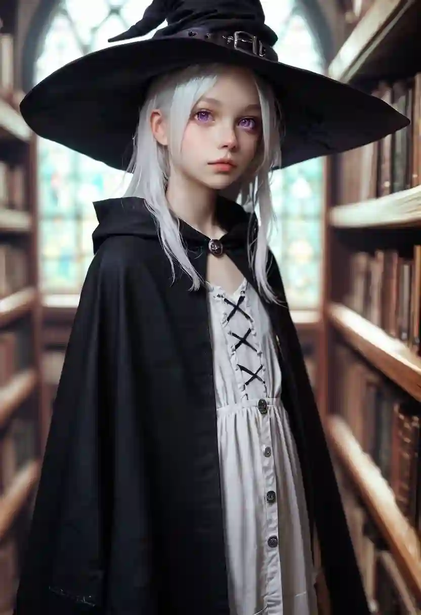 AI art 'Elaina the wandering witch'