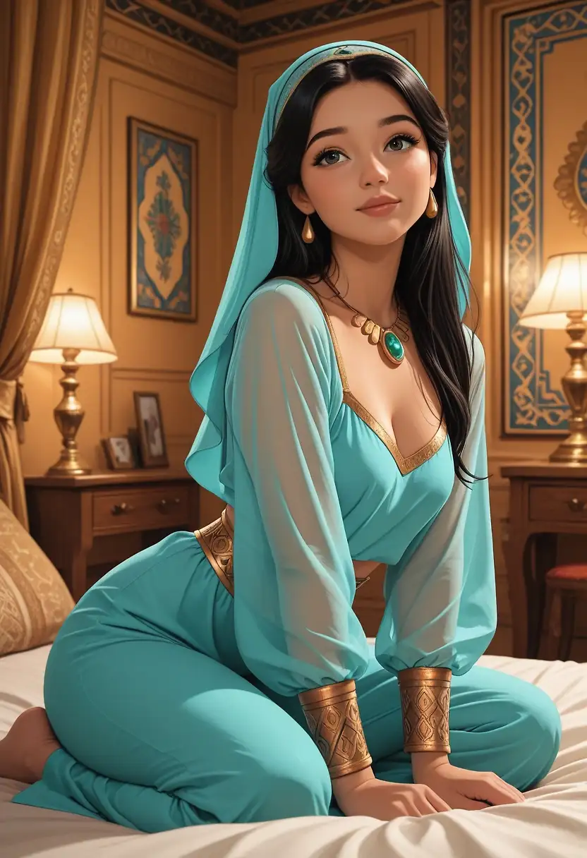 AI art 'princess jasmine'