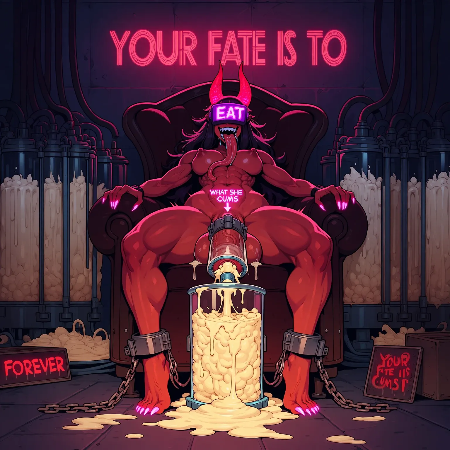 Futadom - Implied Gokkun / Excessive Cum / Drowning