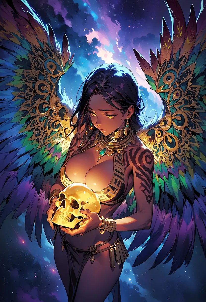 AI art "The crystal skull"