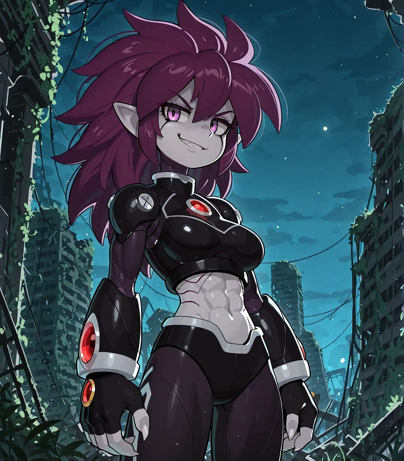 AI art "Ruins of 20XX: Maverick(?) Wraith"