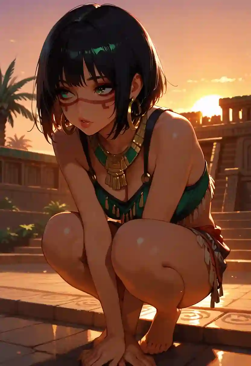 AI art "Aztec theme"