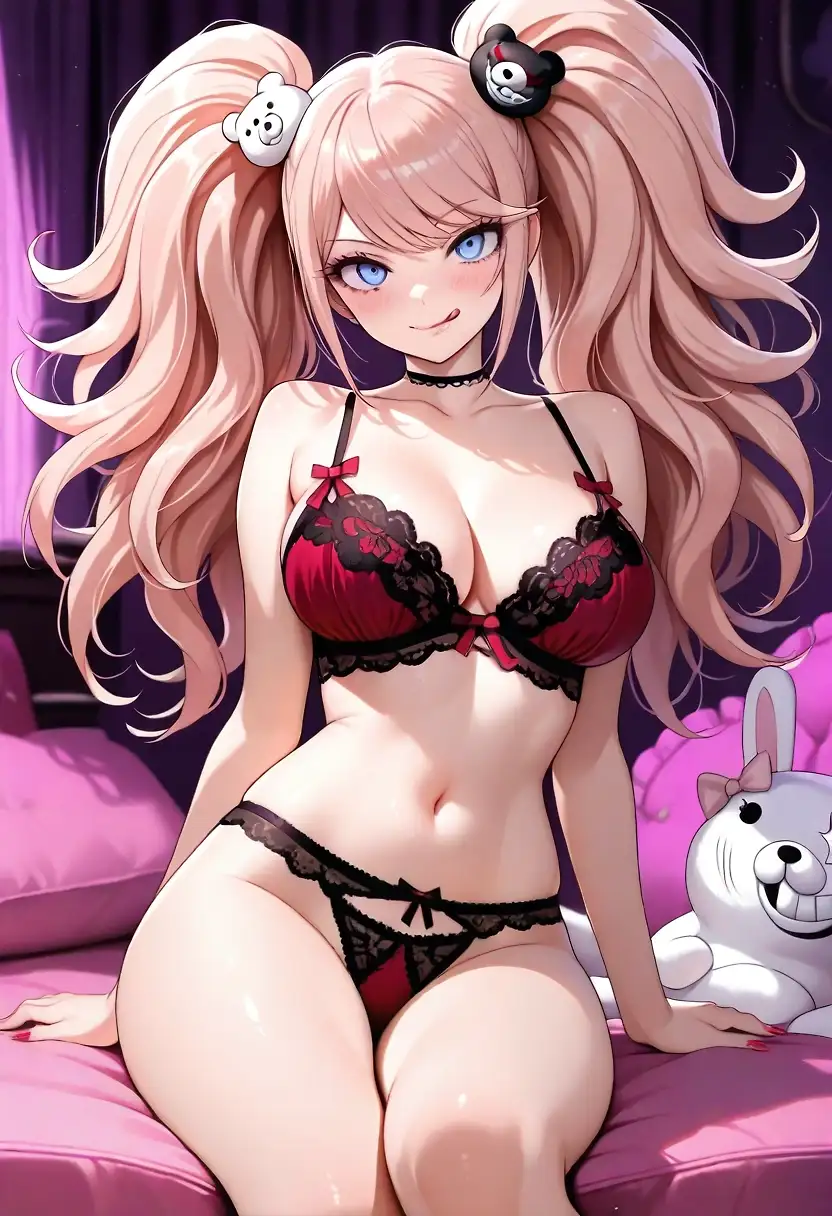 AI art "Junko lingerie"