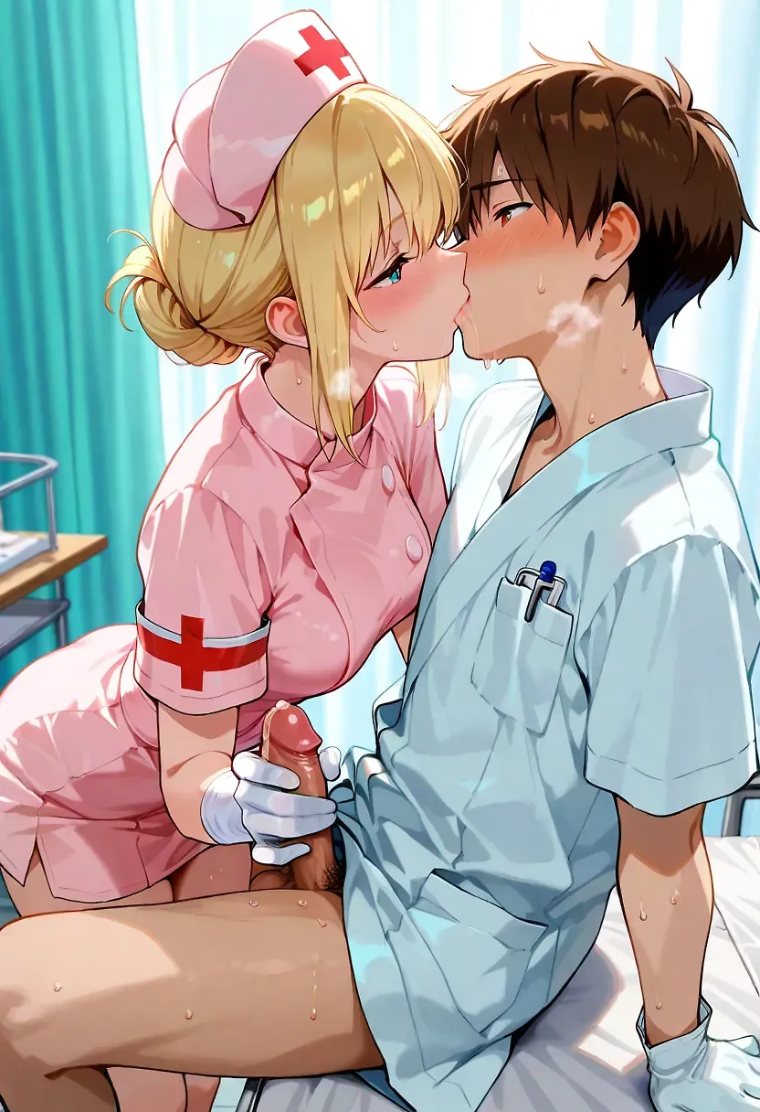 Nurse, handjob