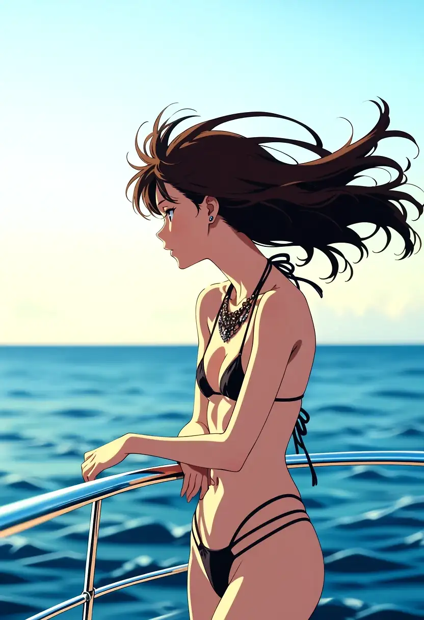AI art 'On board the cruise ship'