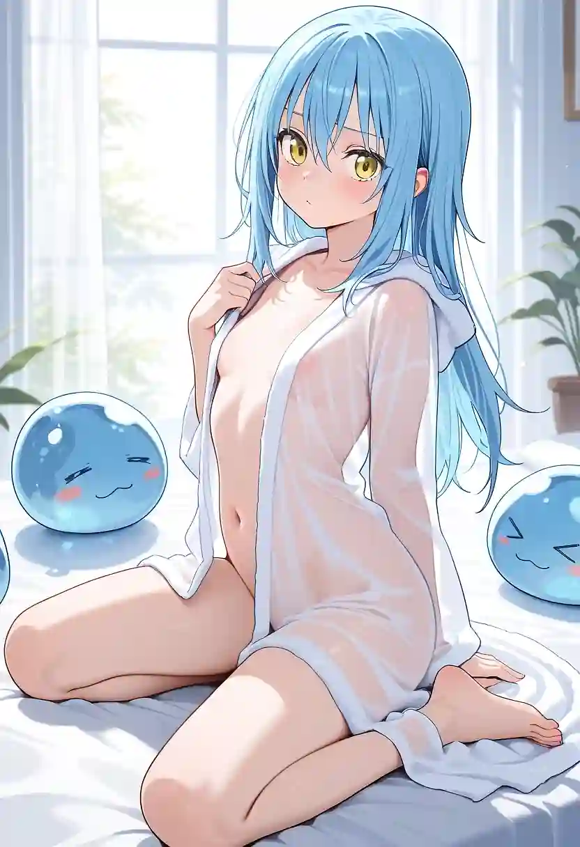 AI art 'Rimuru in a Robe' with user description 'Please let me know which one is your favorite.'