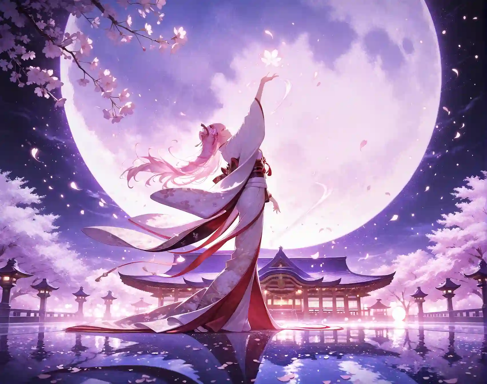 AI art 'Kaguya Hime.'