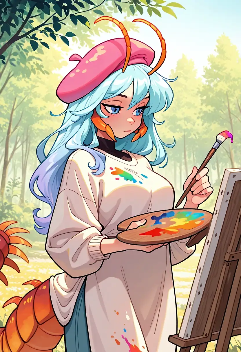 AI art "RE: Kuudere Challenge (kind of?)"