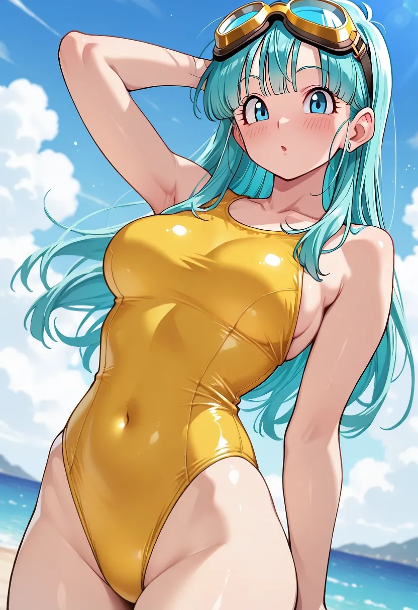 Maron on the beach (NSFW)