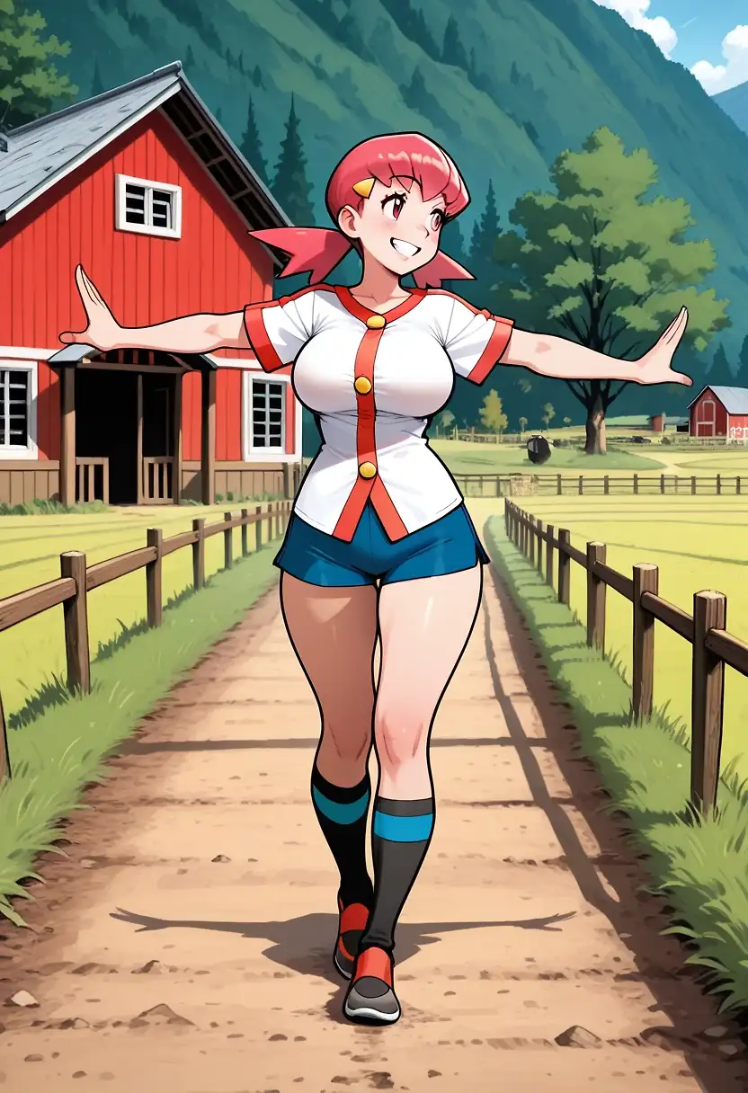 AI art "Whitney's farm"