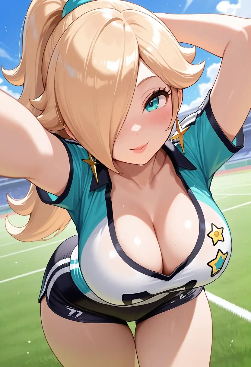 AI art "Rosalina soccer"