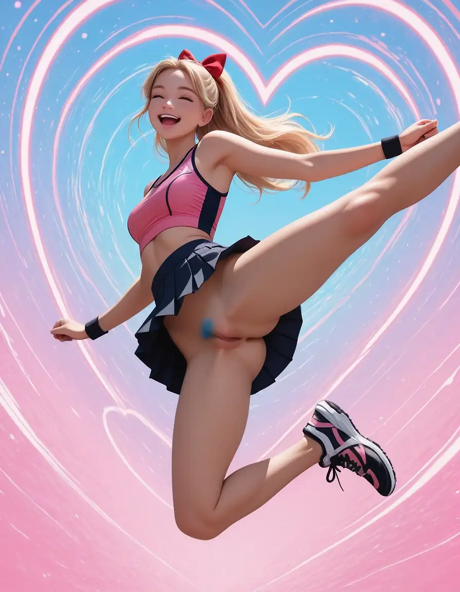 AI art "Loves jumping."