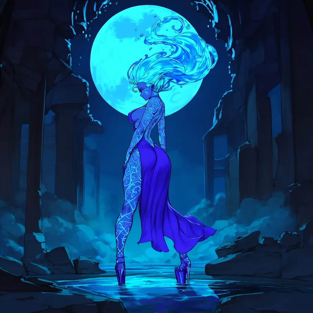 Aesthetic Water Goddess