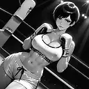 AI art "Breaking News: Challenger Raven Crow fights tonight!"