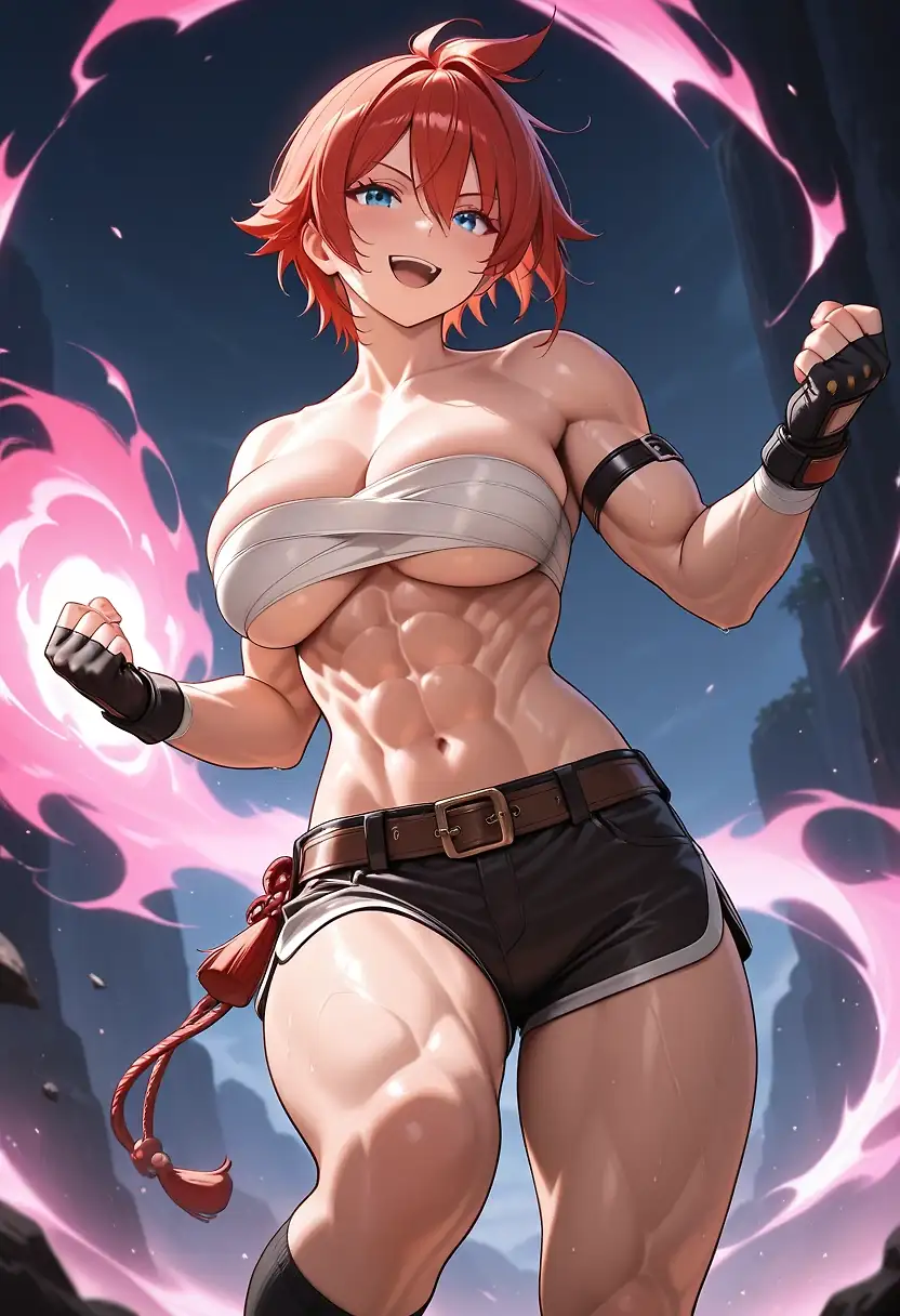 AI art 'Female figther'