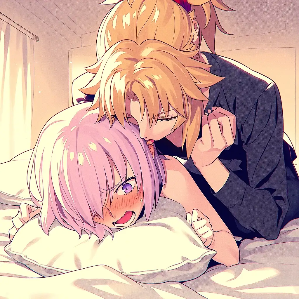 AI art 'Mordred x Mash'
