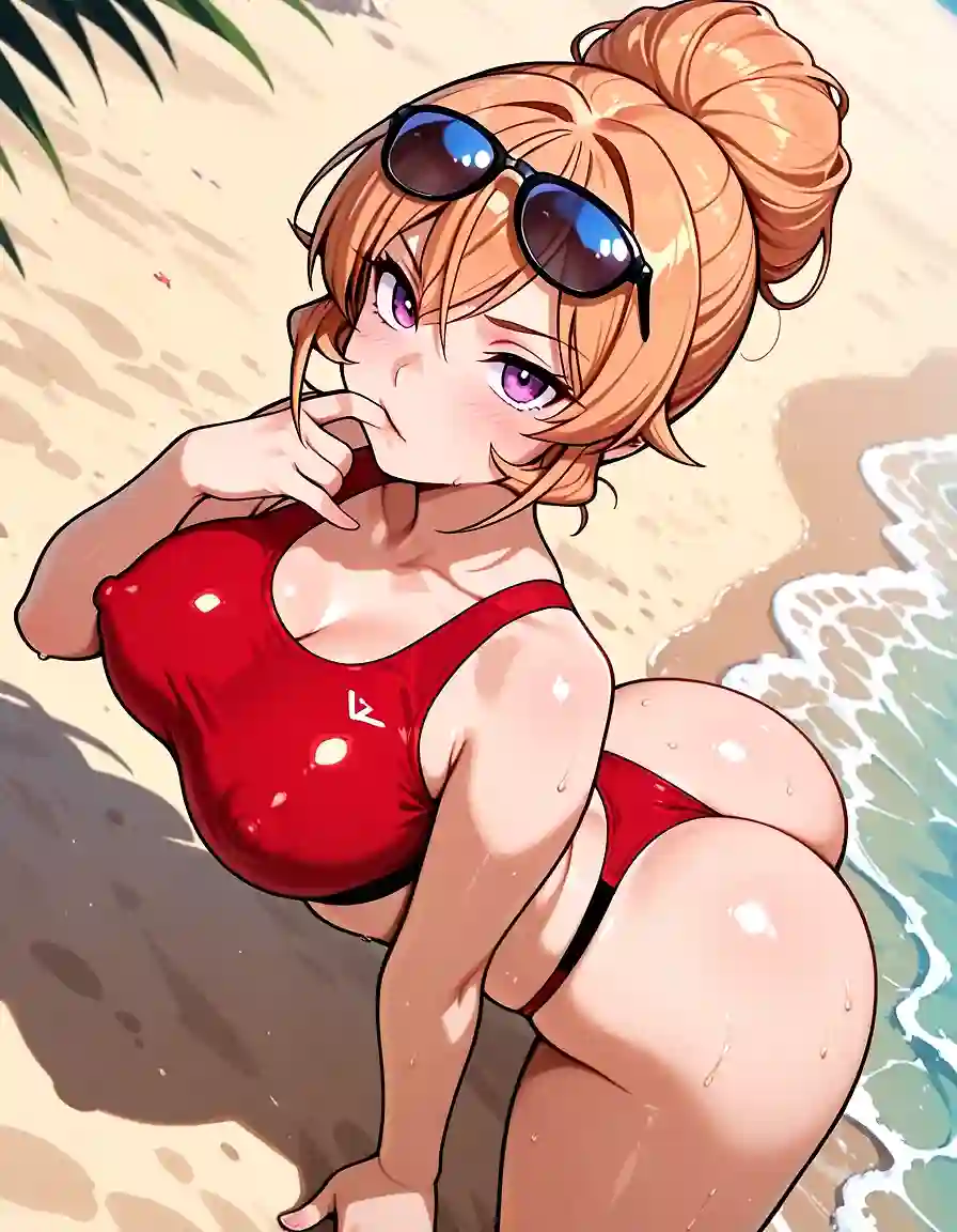 AI art 'Beach Day(part 1)'