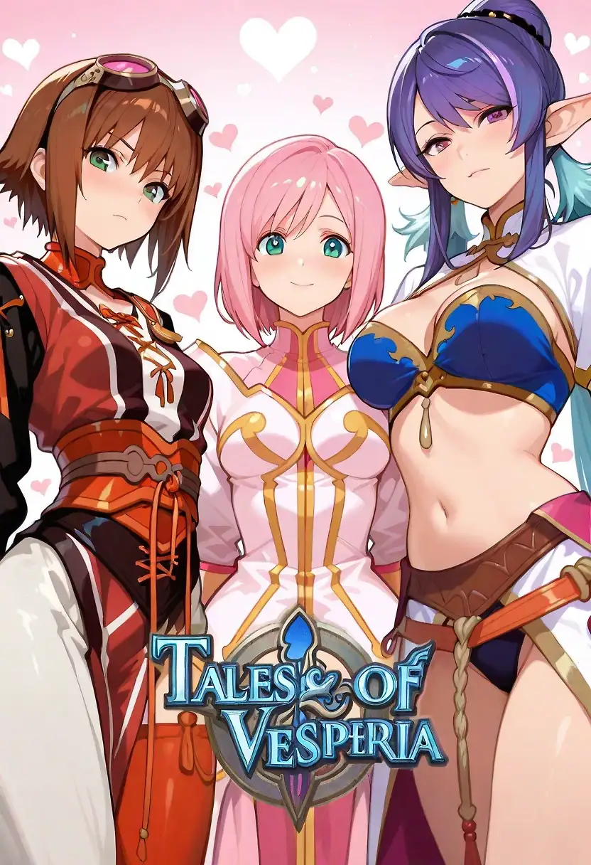 AI art "Bonding with Brave Vesperia"