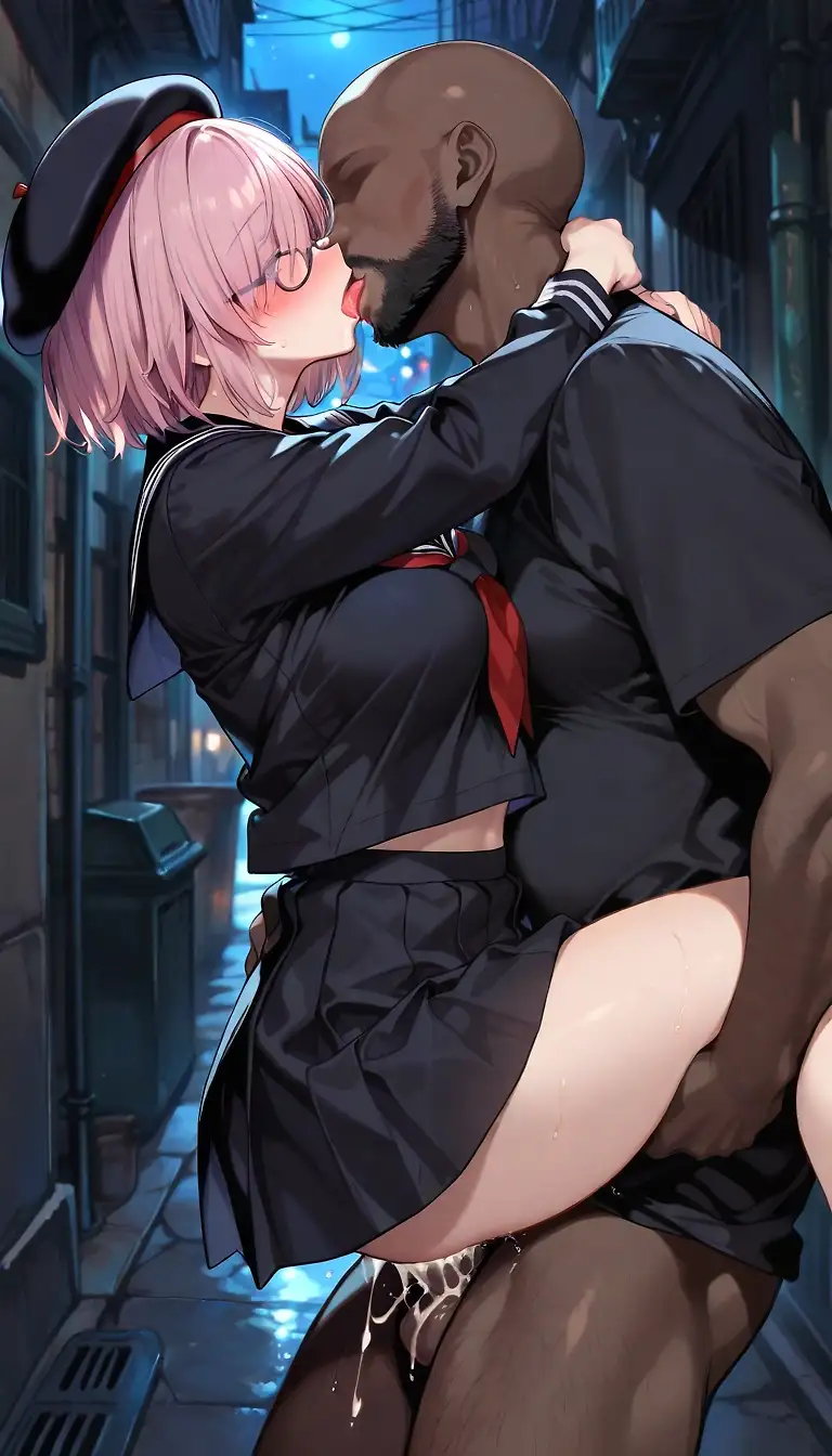 AI art "Cute kouhai"